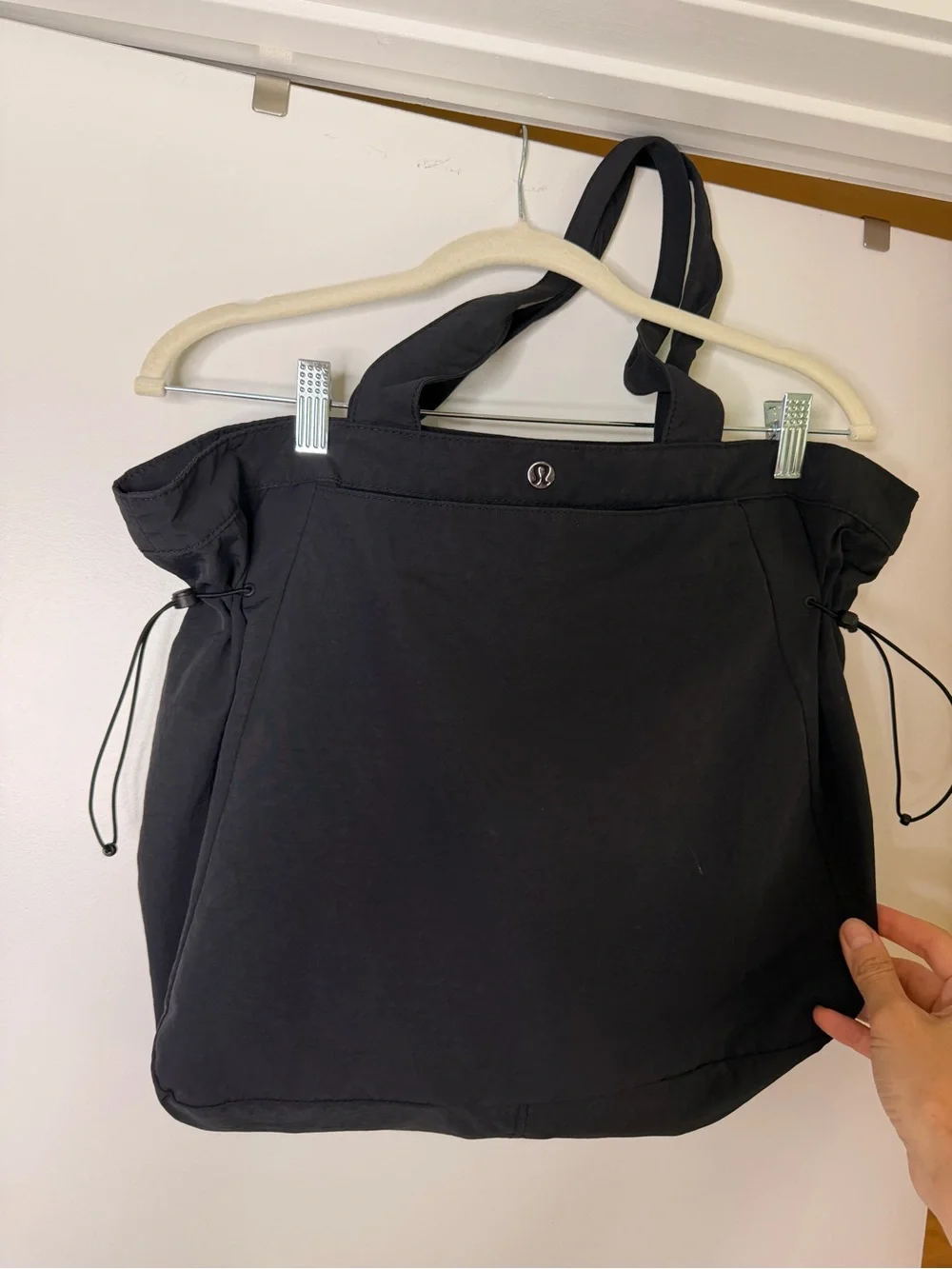 lululemon athletica Black Large Tote with Top Handles 18L